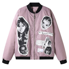 "Character Patch" Varsity Jacket