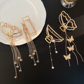 Schmetterlings-Quasten-Haarspangen