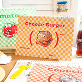 Libro de papel de liberación a doble cara de la serie Food