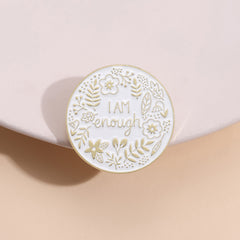 Pines redondos blancos creativos