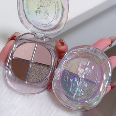 Fine Shimmering Pearlescent Four-Color Eyeshadow