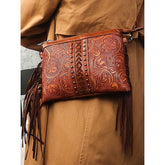 Shoulder Leather Crossbody Bag Wristlet PU Bags