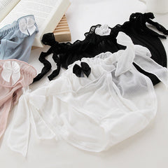 Lazo de encaje con lazo lateral de malla