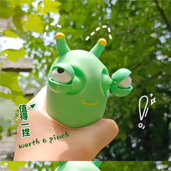 Pop-eyed Green Larvae Decompress Toy