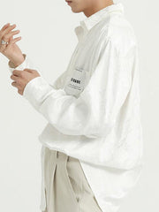 "Dragon Relief" Silk Shirt
