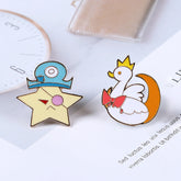 Cute Cartoon Crown Cygnet Pins