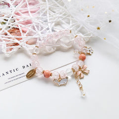 Pulsera de conejo con lazo