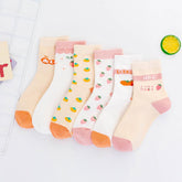 Süße Frucht-Erdbeer-Socken