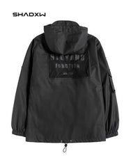 Black Cargo Jacket Mens