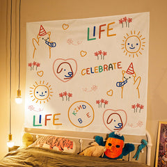 Tapiz de cachorro feliz