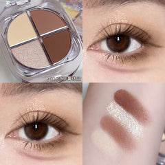 Fine Shimmering Pearlescent Four-Color Eyeshadow
