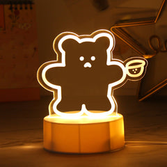Cute 3D Acrylic Lamp