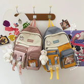 Transparent Contrast Backpack