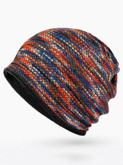 Plaited Plush Color Cotton Hood