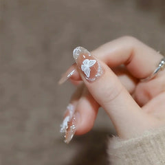 3D Schmetterling Tragbare Nägel Fertig Maniküre