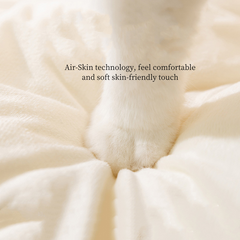 Bonita cama nido para gatos con forma de pan tostado