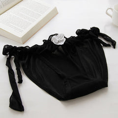 Lazo de encaje con lazo lateral de malla