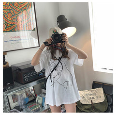 Camiseta de chica linda y bella