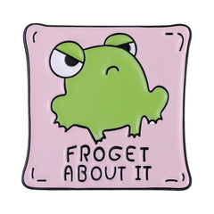 Pines con letras de ranas lindas de dibujos animados