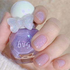 Esmalte de uñas dorado con purpurina Super Fairy