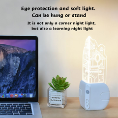 Luz nocturna con sensor de castillo