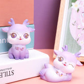 Purple Deer Resin Ornaments