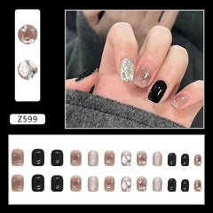【Z599ã€?Tragbare Nägel, fertige Maniküre
