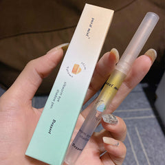 Pluma de gusano de seda con menta dulce