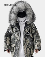 Cargo Jacket with Fur