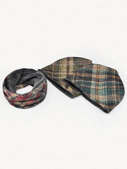 Plaid Man Plush Winter Hood