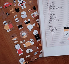 Pegatina de perro DIY