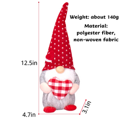 Herz-Gnom-Puppe, Dekoration, Ornament