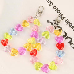 Llavero acrílico en forma de corazón