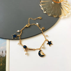 Pulsera de estrella y luna