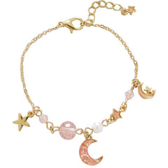 Pulsera de luna y estrella pequeña