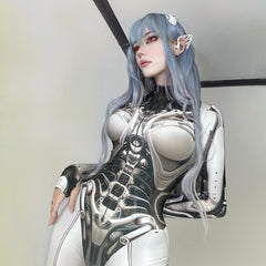 Body completo de esqueleto cibergótico