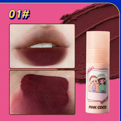 Brillo labial mate Dopamine Time de PINKCOCO