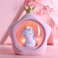 Luz de estrella de princesa unicornio
