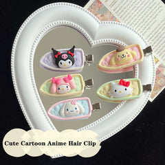 Linda pinza para el cabello de dibujos animados de anime