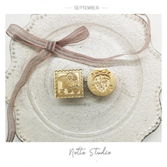 Lindos sellos de lacre de fresa