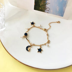 Pulsera de estrella y luna