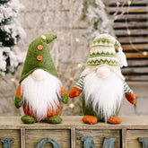 Green Element Gnome Doll Ornaments