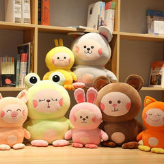 Peluches de animales con forma de pata de pato