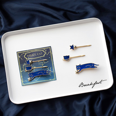 Starry Cat Hairpin Set