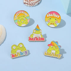 Lindos pines de rana