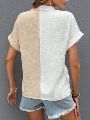 Two-Tone Button Down Shirt