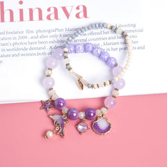 Pulsera de cristal de concha de delfín