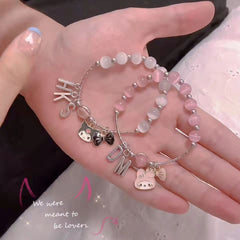 Süßes Mädchen Herz Armband