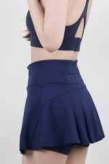 High Waist Pleated Skirt