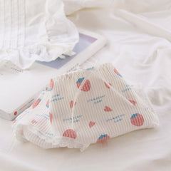 Rosa und weiße Erdbeer-Höschen